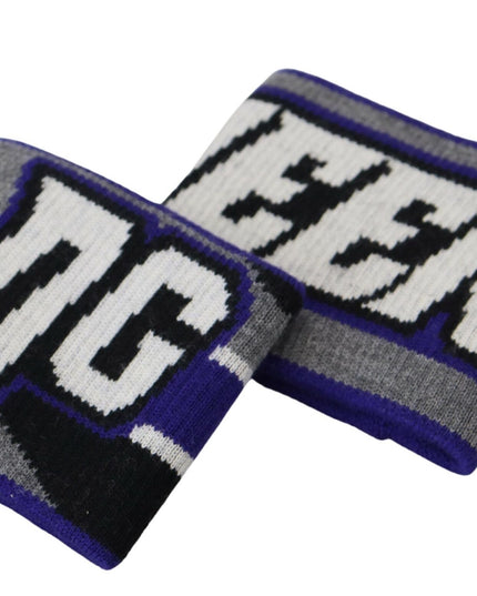 Dolce & Gabbana Purple Logo Two Piece Set Wristband