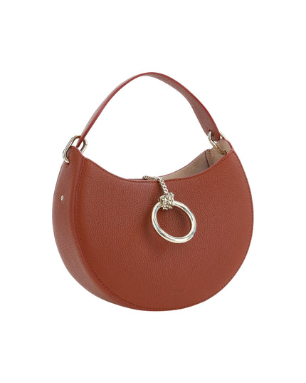 Chloé Brown Leather Small Arlène Shoulder Bag