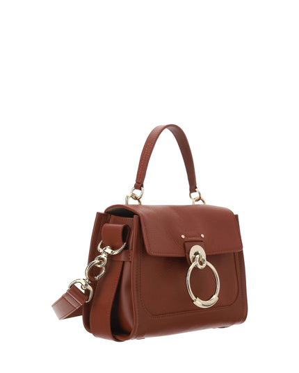 Chloé Brown Calf Leather Tess Handbag