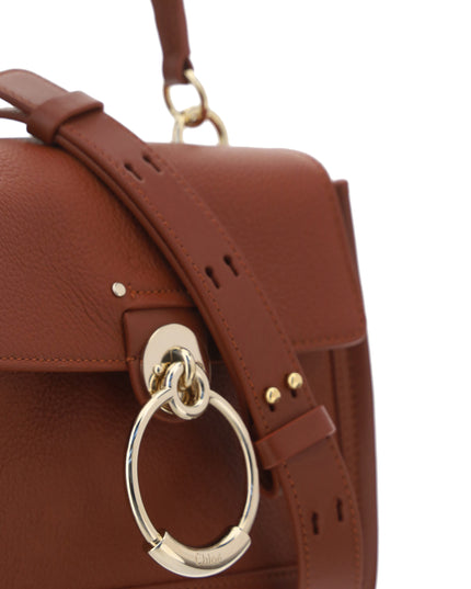 Chloé Brown Calf Leather Tess Handbag