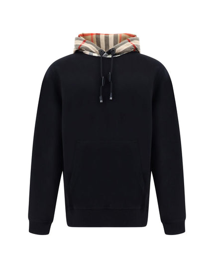 Burberry Black Cotton Samuel Hoodie Sweatshirt