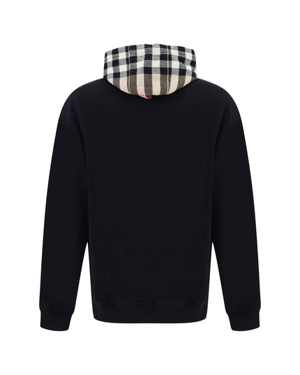 Burberry Black Cotton Samuel Hoodie Sweatshirt