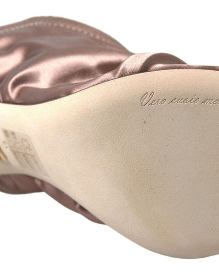 Dolce & Gabbana Light brown Slingback Corset Style Fastening stiletto heels