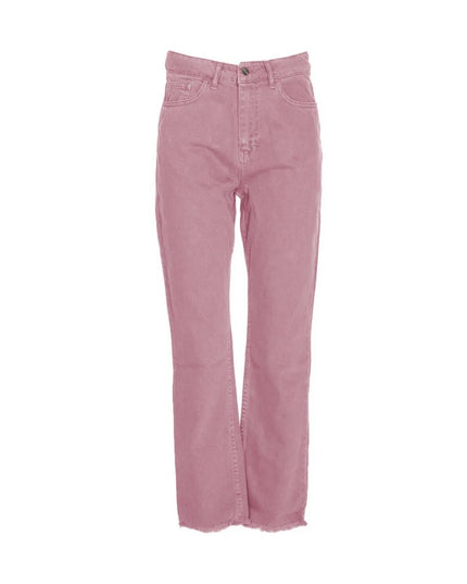 Hinnominate Chic Pink Raw Cut Bottom Jeans