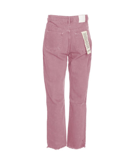 Hinnominate Chic Pink Raw Cut Bottom Jeans