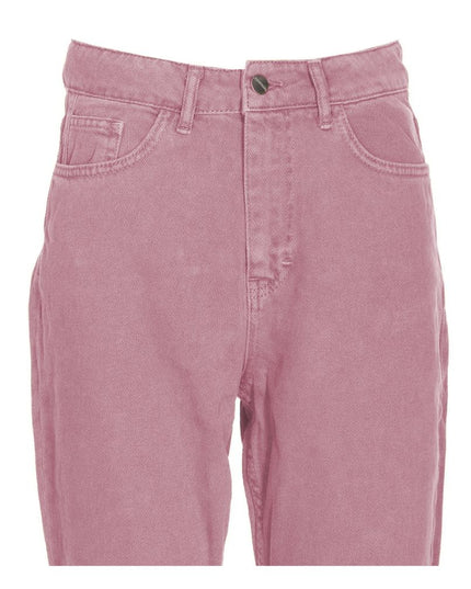 Hinnominate Chic Pink Raw Cut Bottom Jeans