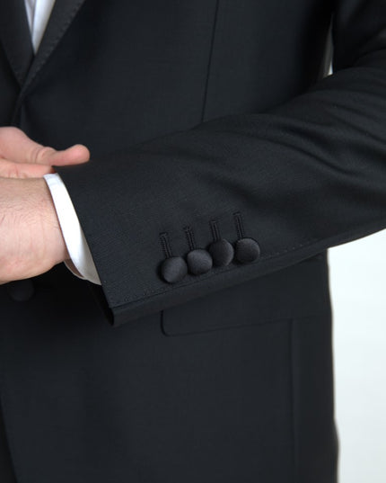 Dolce & Gabbana Black Wool Single Breasted MARTINI Blazer