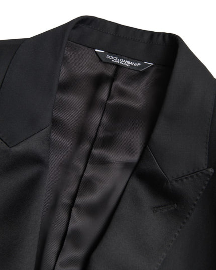 Dolce & Gabbana Black Wool Single Breasted MARTINI Blazer