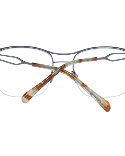 Scotch & Soda Gray Metal Glasses (Frames)