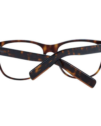 Ermenegildo Zegna Brown Plastic Glasses (Frames)