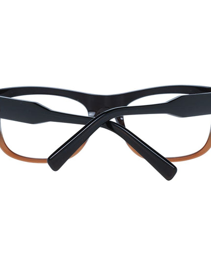 Ermenegildo Zegna Brown Plastic Glasses (Frames)