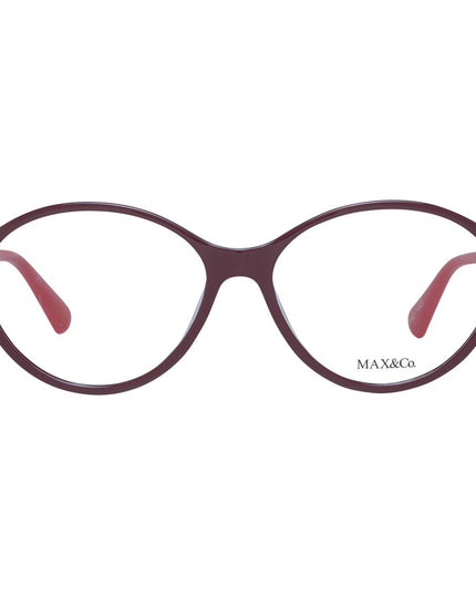 Max & Co Burgundy Plastic Glasses (Frames)
