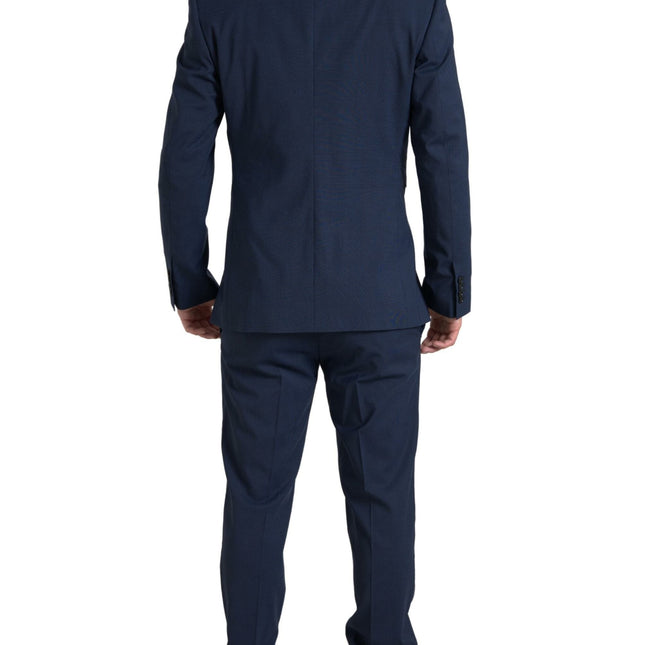 Dolce & Gabbana Blue 2 Piece Single Breasted SICILIA Suit