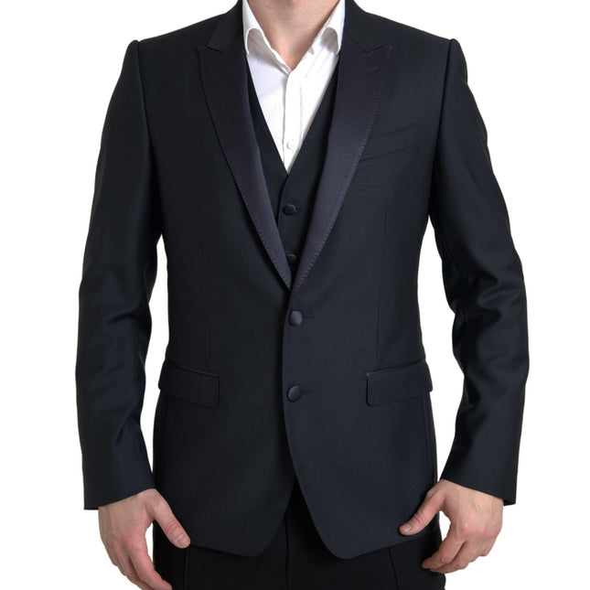 Dolce & Gabbana Blue 2 Piece Single Breasted MARTINI Suit