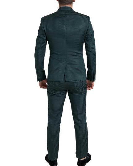 Dolce & Gabbana Green 3 Piece Single Breasted MARTINI Suit