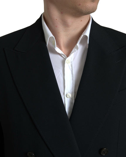 Dolce & Gabbana Black 2 Piece Double Breasted SICILIA Suit