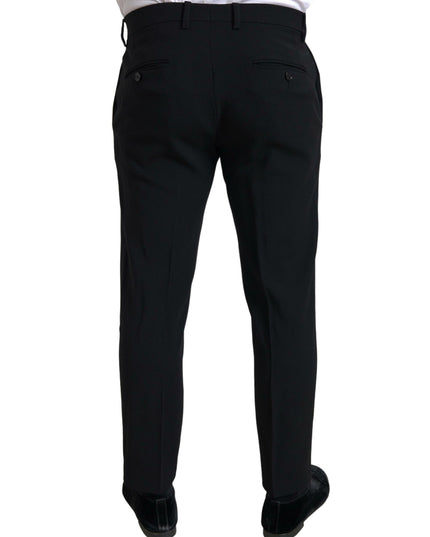 Dolce & Gabbana Black 2 Piece Double Breasted SICILIA Suit