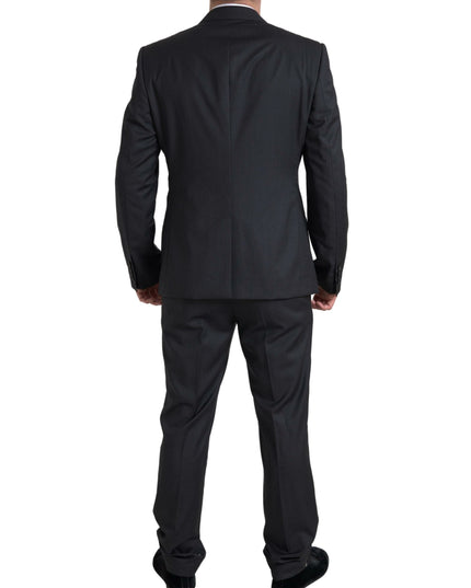 Dolce & Gabbana Black 2 Piece Single Breasted MARTINI Suit