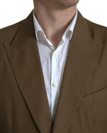 Dolce & Gabbana Brown 2 Piece Single Breasted TAORMINA Suit