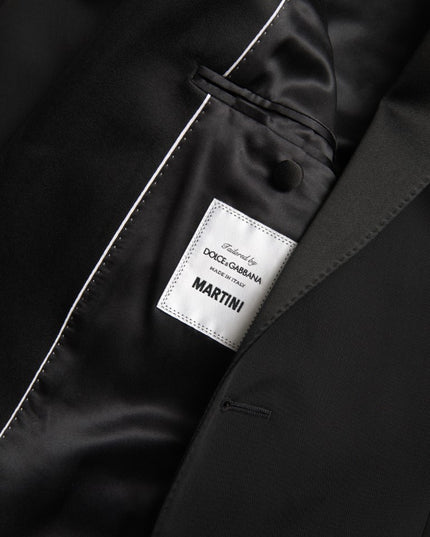 Dolce & Gabbana Black Wool Single Breasted MARTINI Blazer