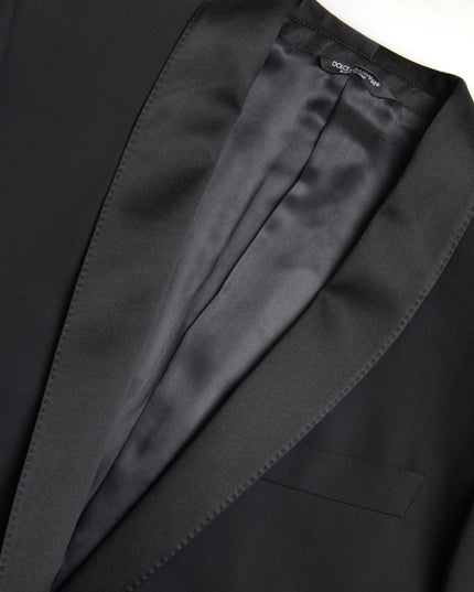 Dolce & Gabbana Black Wool Single Breasted MARTINI Blazer