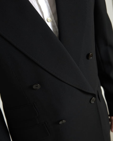 Dolce & Gabbana Black 2 Piece Double Breasted SICILIA Suit