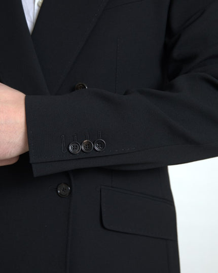 Dolce & Gabbana Black 2 Piece Double Breasted SICILIA Suit