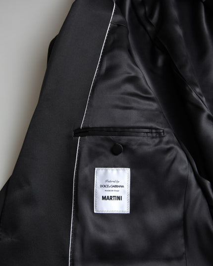 Dolce & Gabbana Black 2 Piece Single Breasted MARTINI Suit