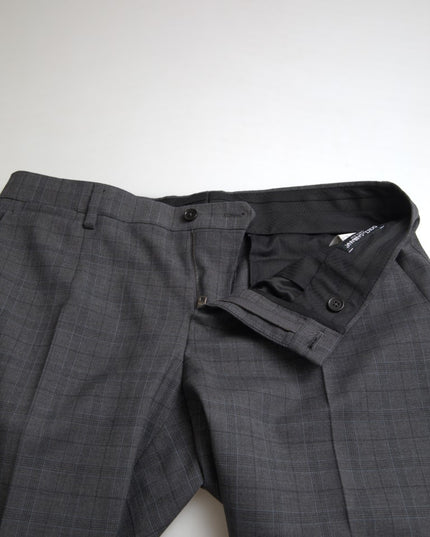 Dolce & Gabbana Gray 2 Piece Single Breasted MARTINI Suit