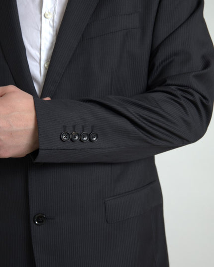 Dolce & Gabbana Black 2 Piece Single Breasted MARTINI Suit