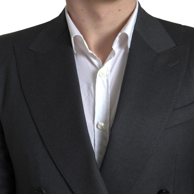 Dolce & Gabbana Gray 2 Piece Double Breasted SICILIA Suit