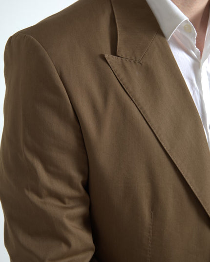 Dolce & Gabbana Brown 2 Piece Single Breasted TAORMINA Suit