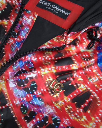 Dolce & Gabbana Multicolor Hooded Sweatshirt Sweater