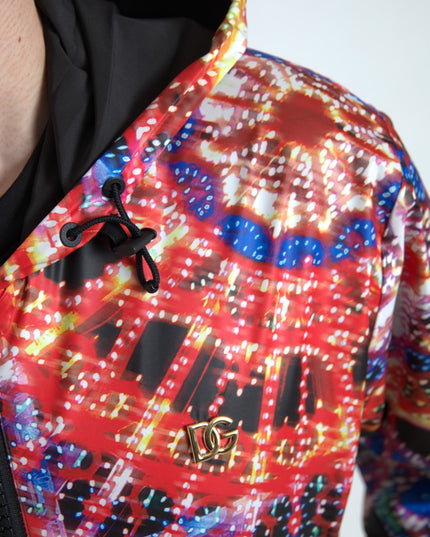 Dolce & Gabbana Multicolor Hooded Sweatshirt Sweater