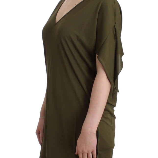 John Galliano Green shortsleeved blouse top