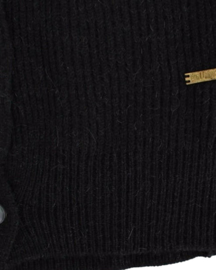 John Galliano Black wool cardigan