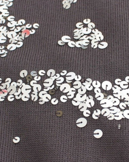 John Galliano Brown turtleneck cotton sweater