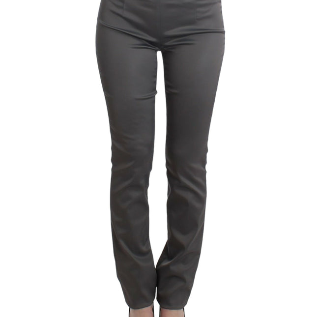 John Galliano Gray slim fit pants