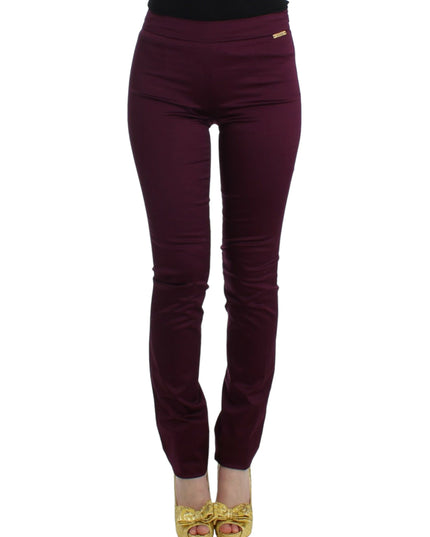 John Galliano Purple slim fit pants