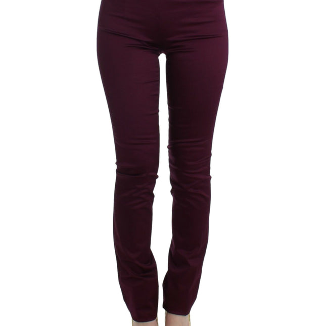 John Galliano Purple slim fit pants