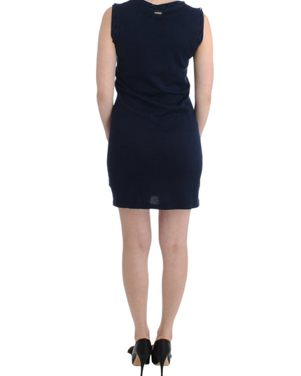 John Galliano Blue cotton jersey dress