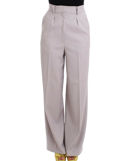 Cavalli Gray high waist pants