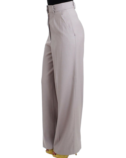 Cavalli Gray high waist pants