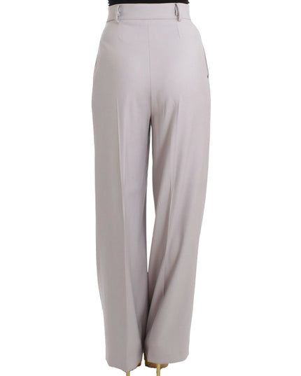 Cavalli Gray high waist pants