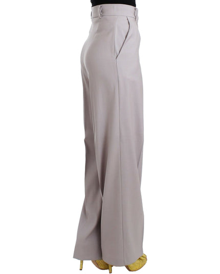 Cavalli Gray high waist pants