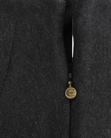 Cavalli Gray strapless dress