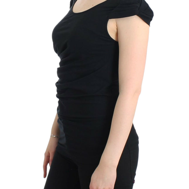 Cavalli Black Cotton Top