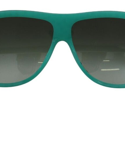 Dolce & Gabbana Green Stars Acetate Square Shades Sunglasses