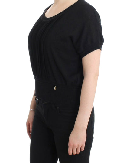Cavalli Black short sleeved jumper