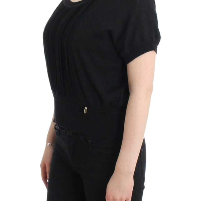 Cavalli Black short sleeved jumper